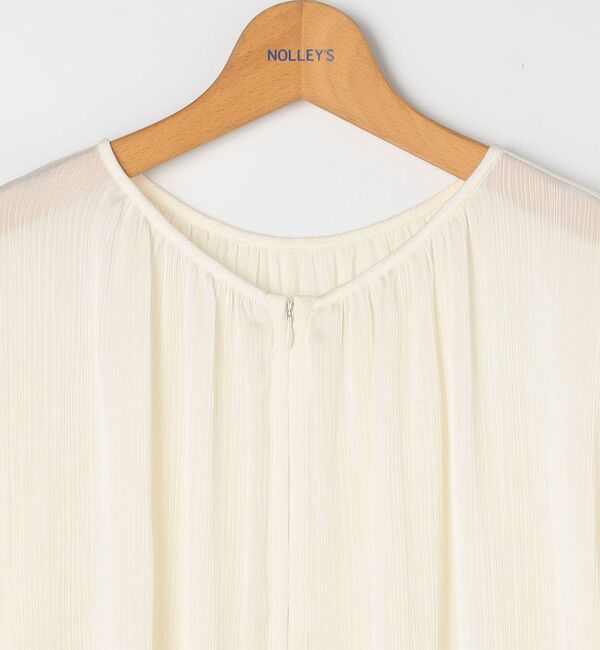 NOLLEY'S「楊柳サテン2WAYギャザーブラウス」|シャツ・ブラウス|