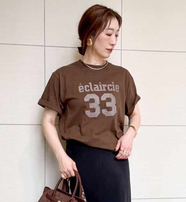 NOLLEY'S「店舗別注ナンバリングTシャツ」|Tシャツ・カットソー|ブラウン
