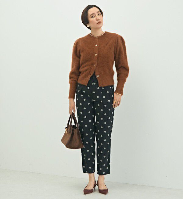 Laraaji「FOXカシミヤボックス袖2WAYカーディガン」|カーディガン|