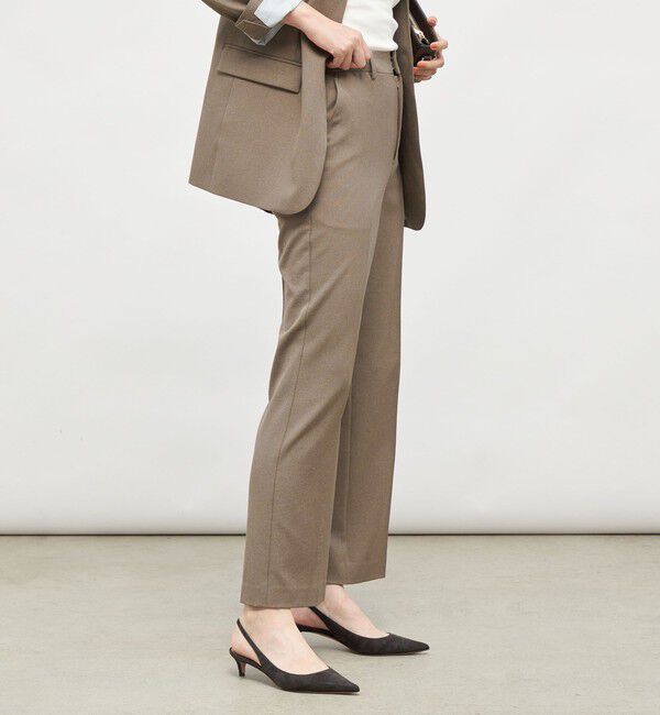 NOLLEY'S sophi「《セットアップ対応》ウォッシャブルソフトシャンブレーセミフレアパンツ」|その他|