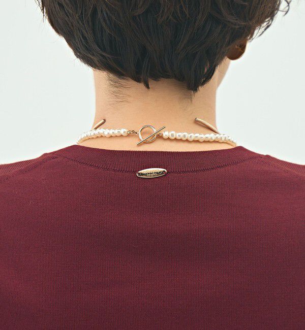 NOLLEY'S sophi「《アンサンブル対応》《手洗い可能》ウール100％5分袖プルオーバーニット」|ニット・セーター|