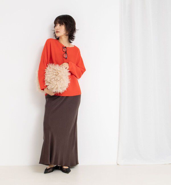 NOLLEY'S「《手洗い可能》カールカールガータープルオーバー」|ニット・セーター|