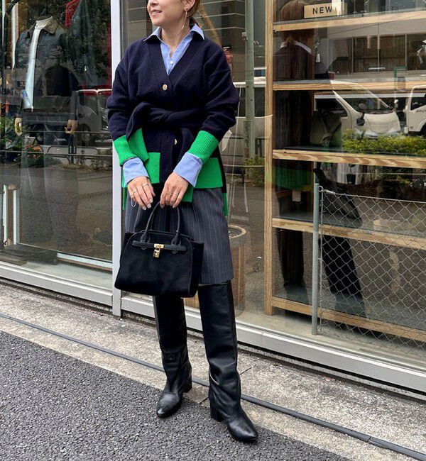 NOLLEY'S「5GノアリスゆったりVネックカーディガン」|カーディガン|