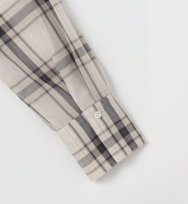 NOLLEY'S「ウォッシャブルリボン付きチェックシャツ」|シャツ・ブラウス|
