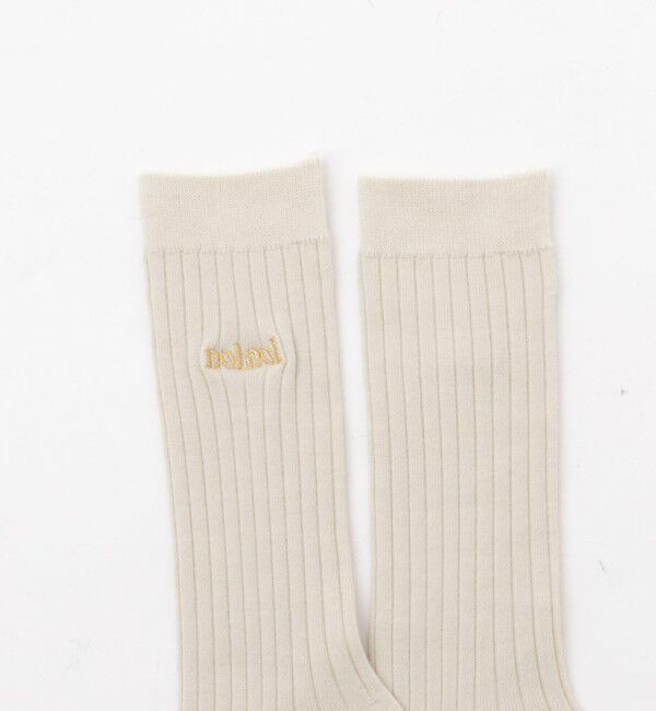 NOLLEY'S「【nolnol/ノルノル】ウール混リブソックス」|ソックス|