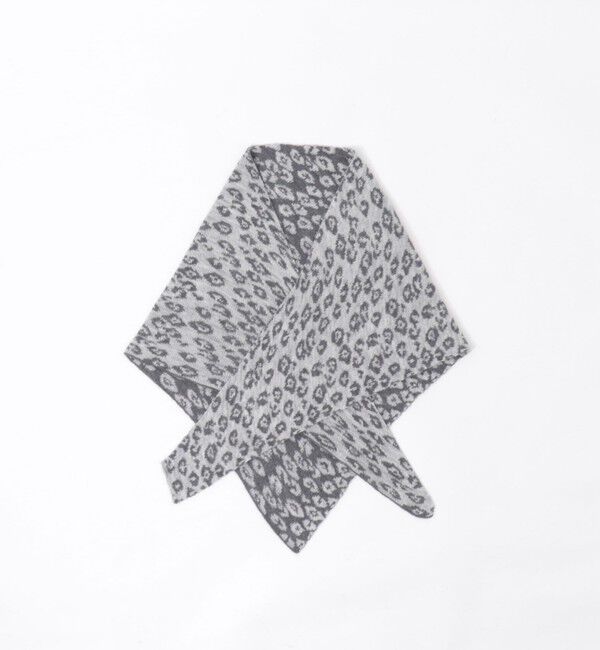 NOLLEY'S「トライアングルレオパード柄ストール」|ストール|