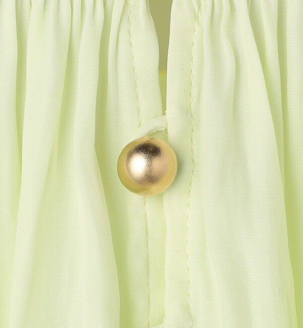 NOLLEY'S「ウォッシャブル2WAY割繊衿フリルブラウス」|シャツ・ブラウス|