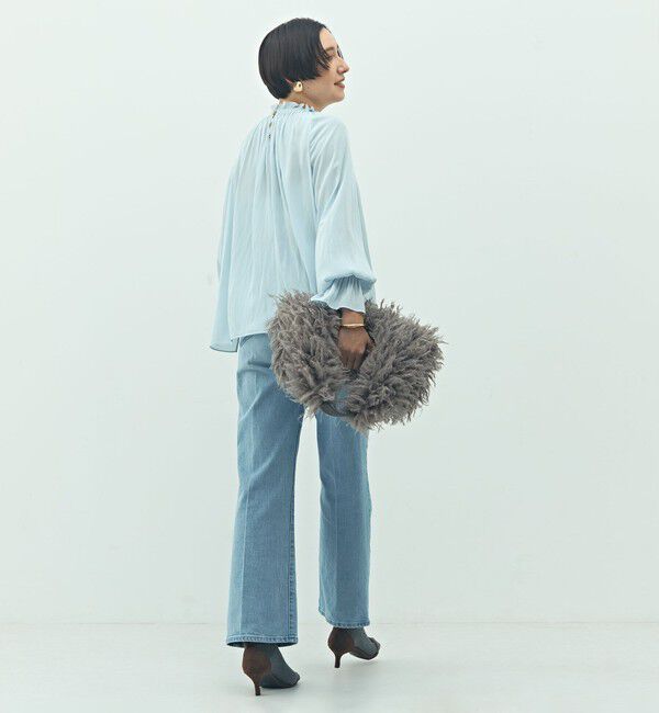 NOLLEY'S「ウォッシャブル2WAY割繊衿フリルブラウス」|シャツ・ブラウス|