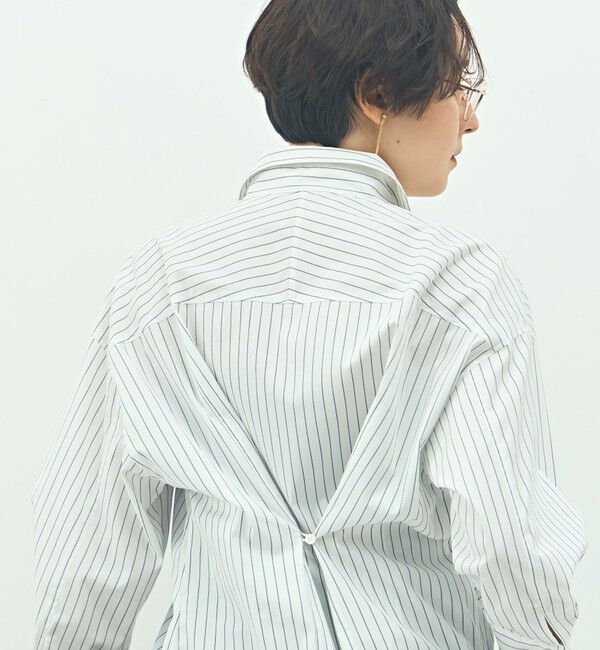 NOLLEY'S sophi「ウォッシャブルマルチWAYビッグシャツ」|シャツ・ブラウス|