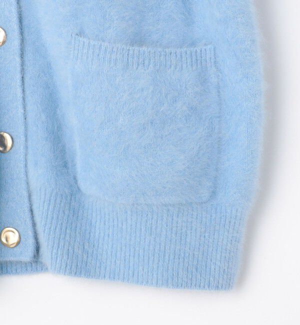 NOLLEY'S sophi「カシミヤ混ヘアリーVネックカーディガン」|カーディガン|