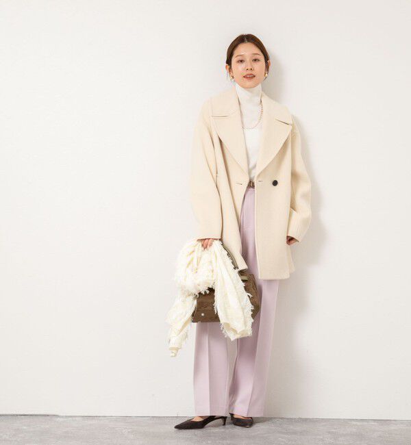 NOLLEY'S「【一部WEB限定アイテム】SP140リバーコート起毛メルトン仕上げ」|その他|