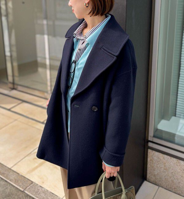 NOLLEY'S「【一部WEB限定アイテム】SP140リバーコート起毛メルトン仕上げ」|その他|