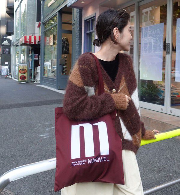 MAQWEL「【MAQWEL/マクウェル】TOTE BAG」|トートバッグ|ボルドー