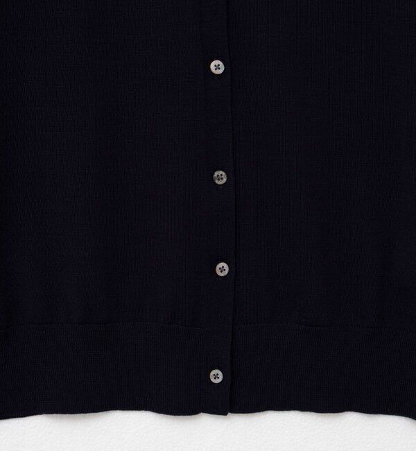 NOLLEY'S「《手洗い可能》16Gマレー襟付きカーディガン」|カーディガン|