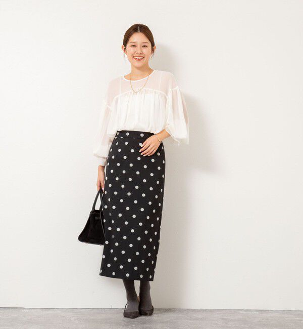 NOLLEY'S「ウォッシャブル楊柳ギャザーブラウス」|シャツ・ブラウス|