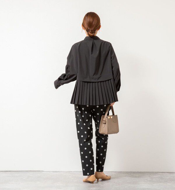 NOLLEY'S「ウォッシャブル切替プリーツブラウス」|シャツ・ブラウス|