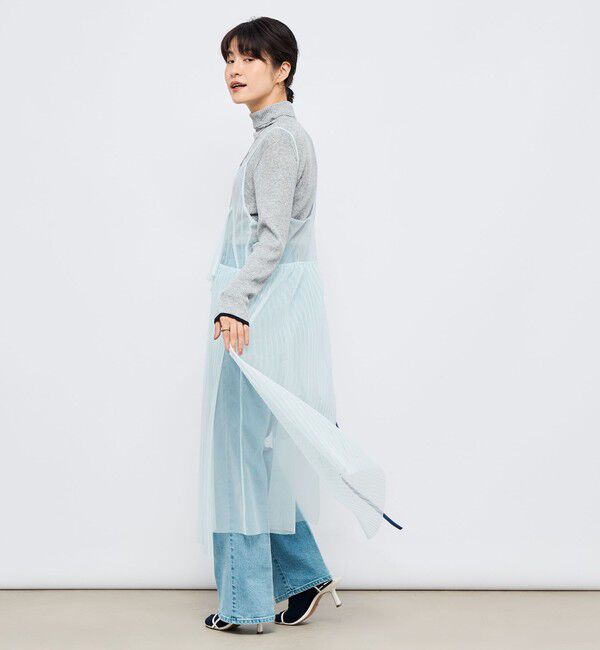 Rie Miller「ウォッシャブルチュールキャミワンピース」|ワンピース|