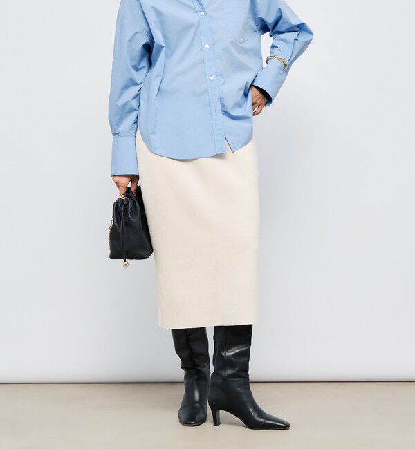 NOLLEY'S sophi「ウォッシャブルスエードダンボールタイトスカート」|タイト|