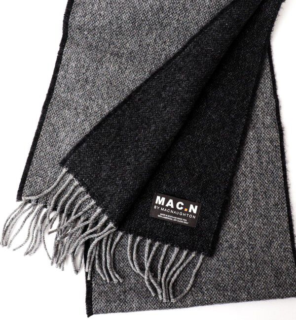 NOLLEY'S goodman「【MAC.N/マックエヌ】Lambswool Dual Scarf 25」|ストール|