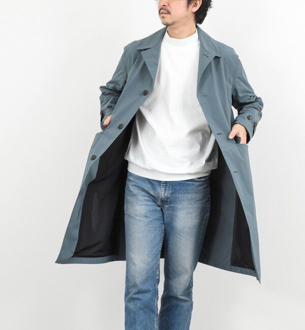 NOLLEY'S goodman「《ビジカジ対応》【ダントツ撥水】ステンカラーコート 26SS」|ステンカラーコート|