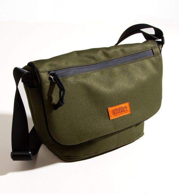 GLOSTER「【UNIVERSAL OVERALL/ユニバーサルオーバーオール】フラップショルダーバッグ」|ショルダー・メッセンジャー|カーキ