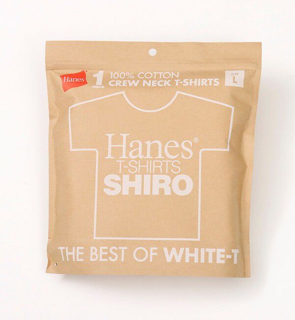 GLOSTER「【Hanes/ヘインズ】SHIRO クルーネック Tシャツ パックT」|Tシャツ・カットソー|ホワイト