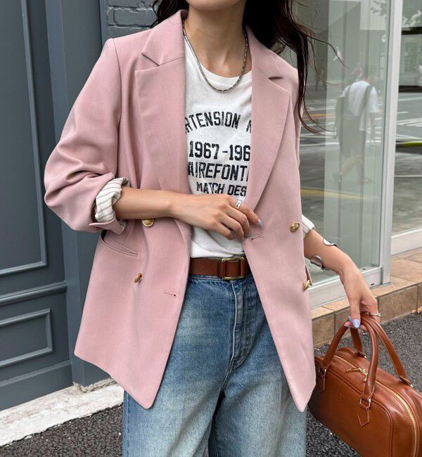 fredy emue「ダブルブレストジャケット」|テーラードジャケット|