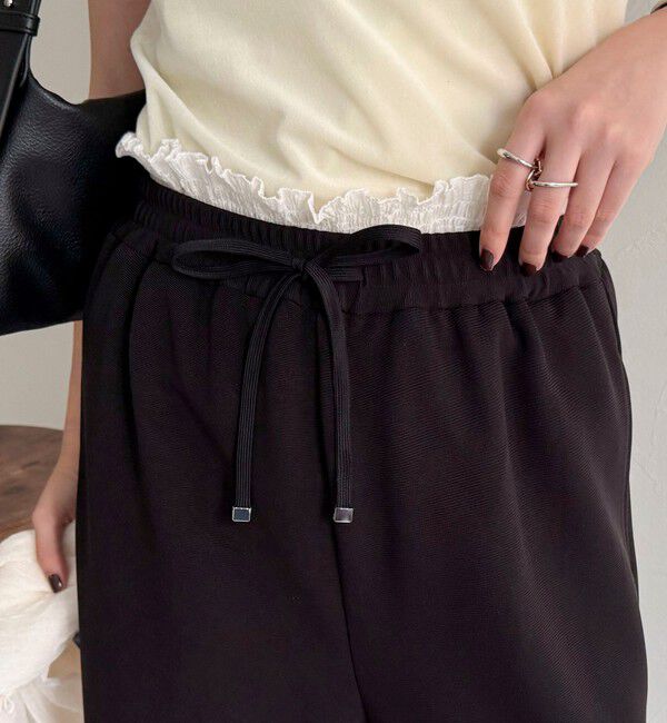 fredy emue「ウエストレイヤードイージーパンツ」|チノ|