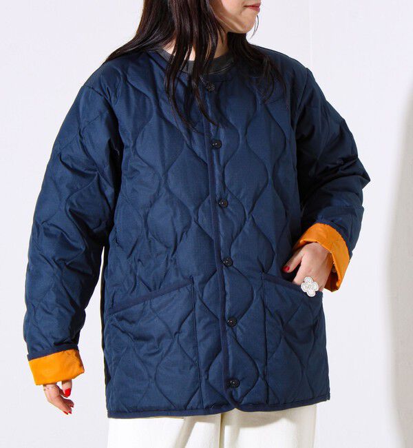 GLOSTER「【GLOSTER別注】TAION ミリタリー クルーネック ライナージャケット」|ダウン|