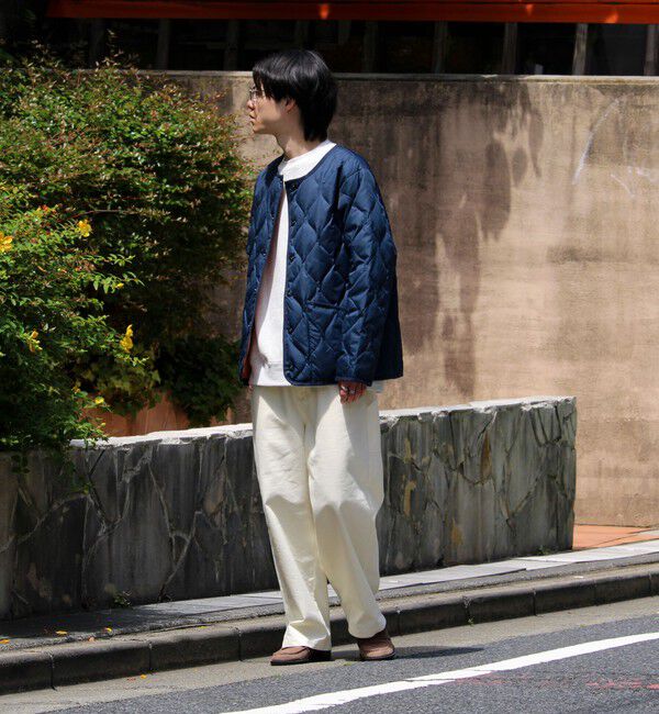 GLOSTER「【GLOSTER別注】TAION ミリタリー クルーネック ライナージャケット」|ダウン|