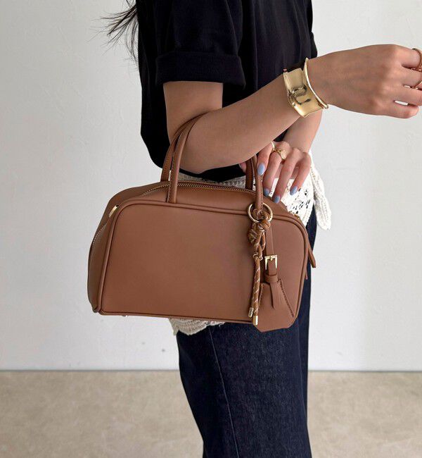 fredy emue「チャーム付横長ボストンバッグ」|ショルダー・メッセンジャー|