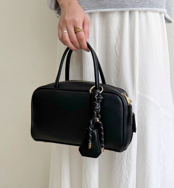 fredy emue「チャーム付横長ボストンバッグ」|ショルダー・メッセンジャー|