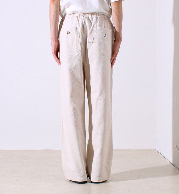 GLOSTER「【セットアップ対応】【GEVACO】コーデュロイ イージーワイドパンツ」|チノ|