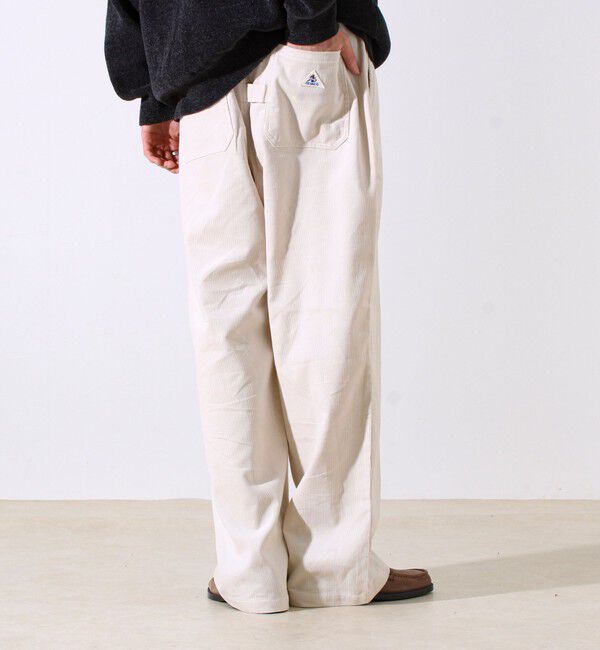 GLOSTER「【セットアップ対応】【GEVACO】コーデュロイ イージーワイドパンツ」|チノ|