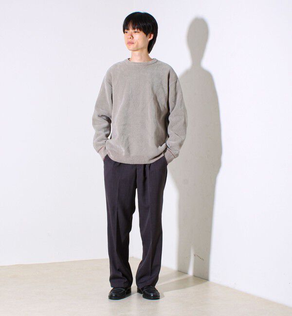 GLOSTER「【昨年人気アイテム再登場！チクチクしないニット】モールダブルフェイス プルオーバーニット」|ニット・セーター|