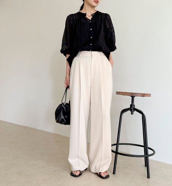 fredy emue「ドット刺繍2ＷAYブラウス」|シャツ・ブラウス|