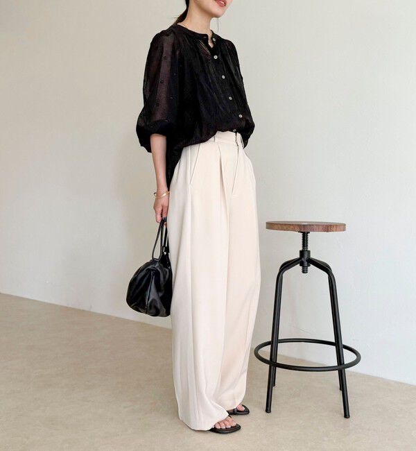 fredy emue「ドット刺繍2ＷAYブラウス」|シャツ・ブラウス|