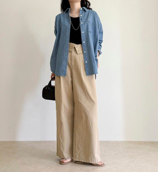 fredy emue「【大人気リバイバル】FR刺繍デニムシャツ」|シャツ・ブラウス|