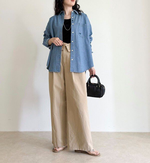 fredy emue「【大人気リバイバル】FR刺繍デニムシャツ」|シャツ・ブラウス|