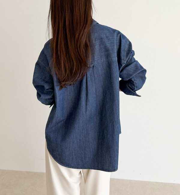 fredy emue「【大人気リバイバル】FR刺繍デニムシャツ」|シャツ・ブラウス|