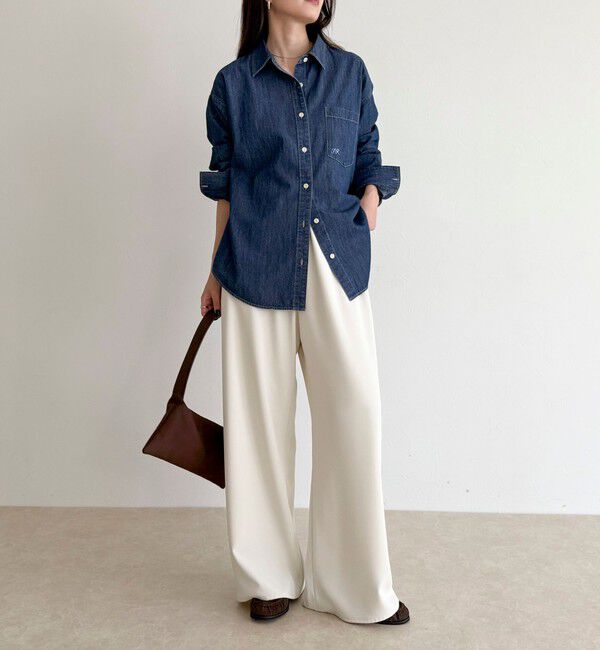 fredy emue「【大人気リバイバル】FR刺繍デニムシャツ」|シャツ・ブラウス|