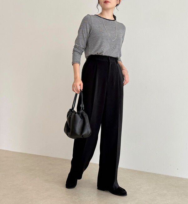 fredy emue「ウールブレンドシアーロンTシャツ」|Tシャツ・カットソー|