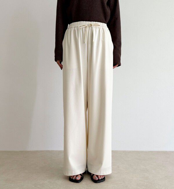 fredy emue「シャンブレーデニムライクイージーパンツ」|チノ|