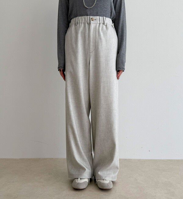 fredy emue「ウールライクイージーワークパンツ」|チノ|