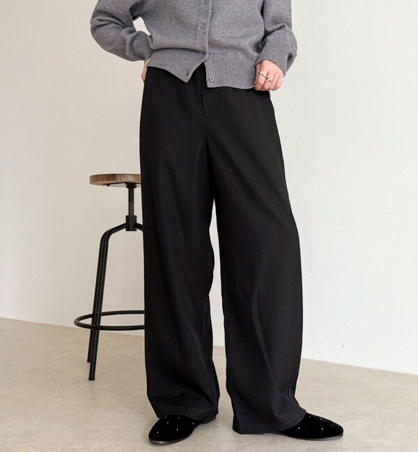 fredy emue「ウールライクイージーワークパンツ」|チノ|