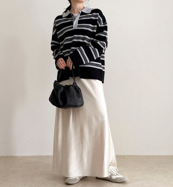 fredy emue「ラガーボーダーニットプルオーバー」|ニット・セーター|