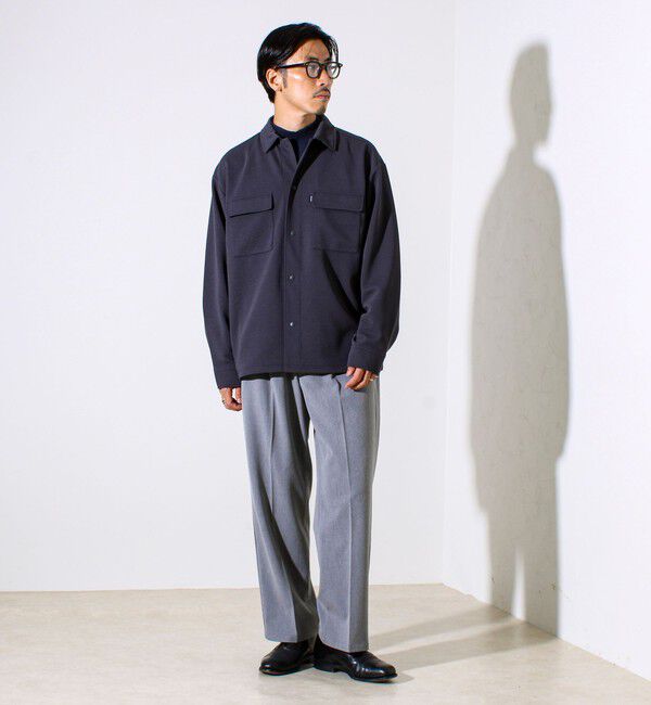 GLOSTER「【晩夏から秋本番まで活躍】ドライリップル フラップポケットシャツ」|シャツ・ブラウス|