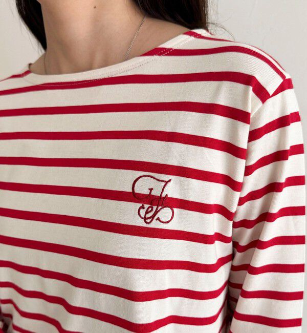 fredy emue「コンパクトボーダーロンTシャツ」|Tシャツ・カットソー|