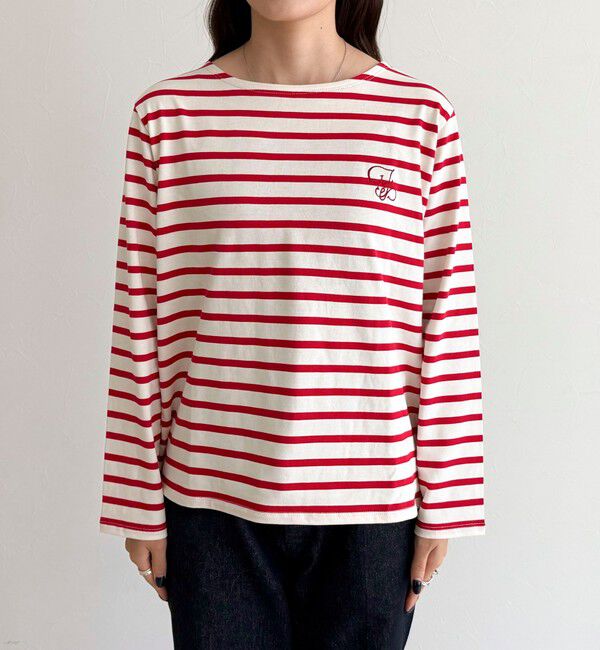 fredy emue「コンパクトボーダーロンTシャツ」|Tシャツ・カットソー|