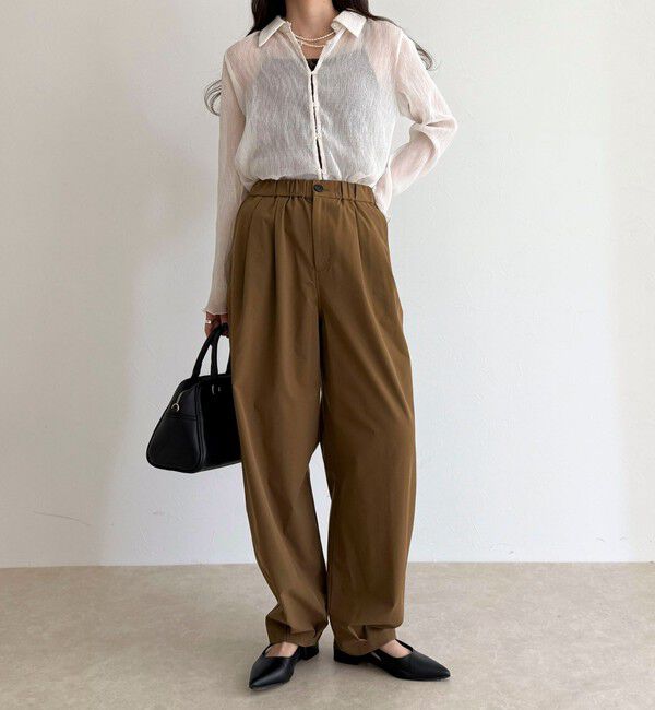 fredy emue「2タックバレルパンツ」|チノ|